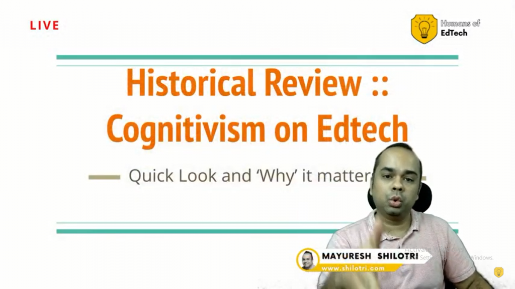 Cognitivism on EdTech 1