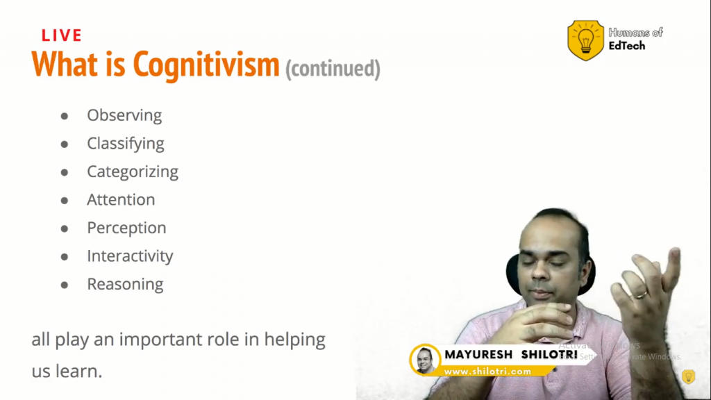 What is Cognitivism 3