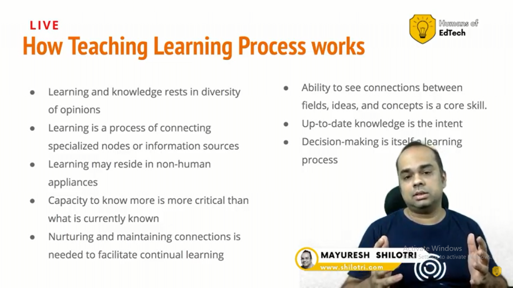 Connectivism - Teaching Learning Process