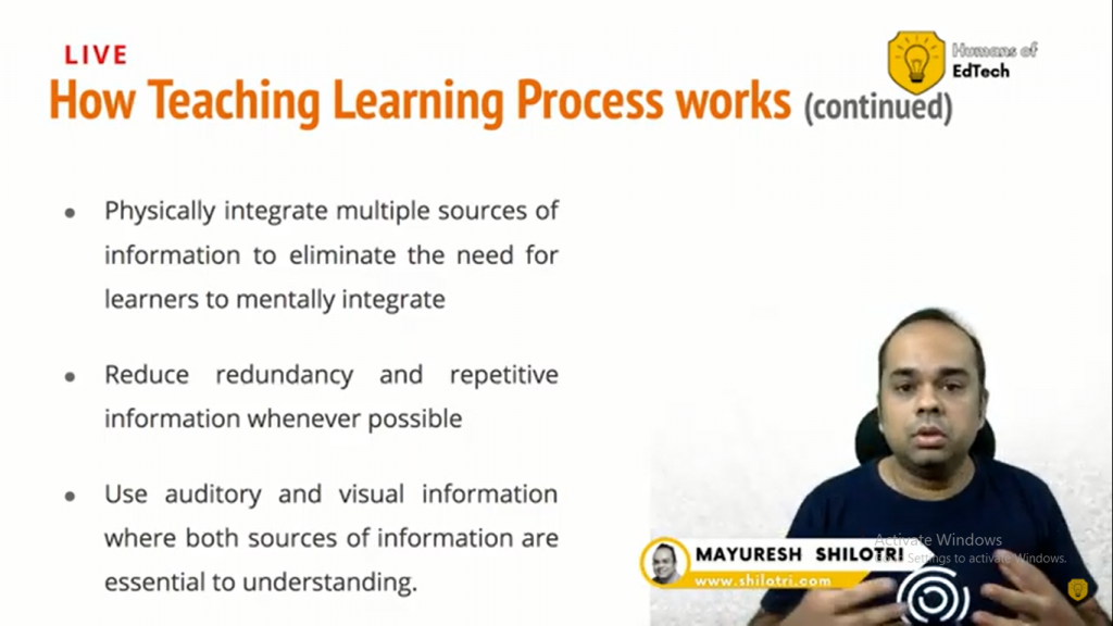 How teaching learning process works?