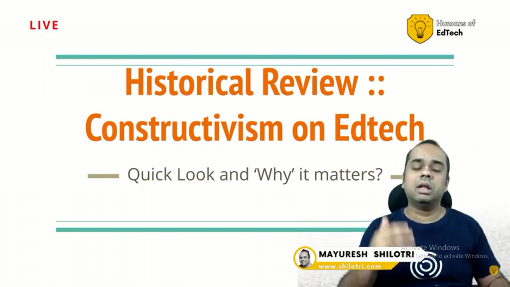 constructivism | Mayuresh Shilotri | Product | EdTech