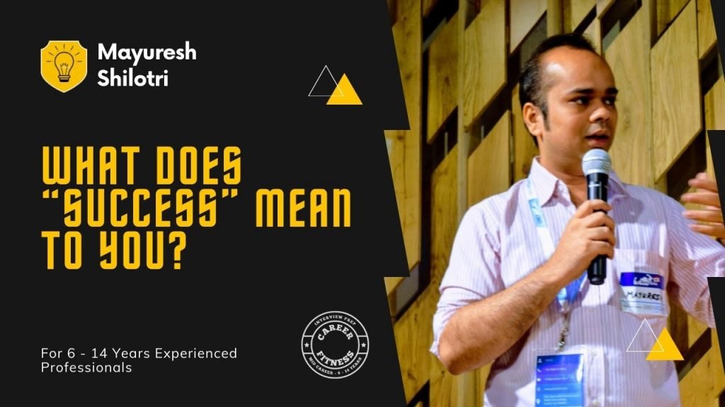 What does “success” mean to you