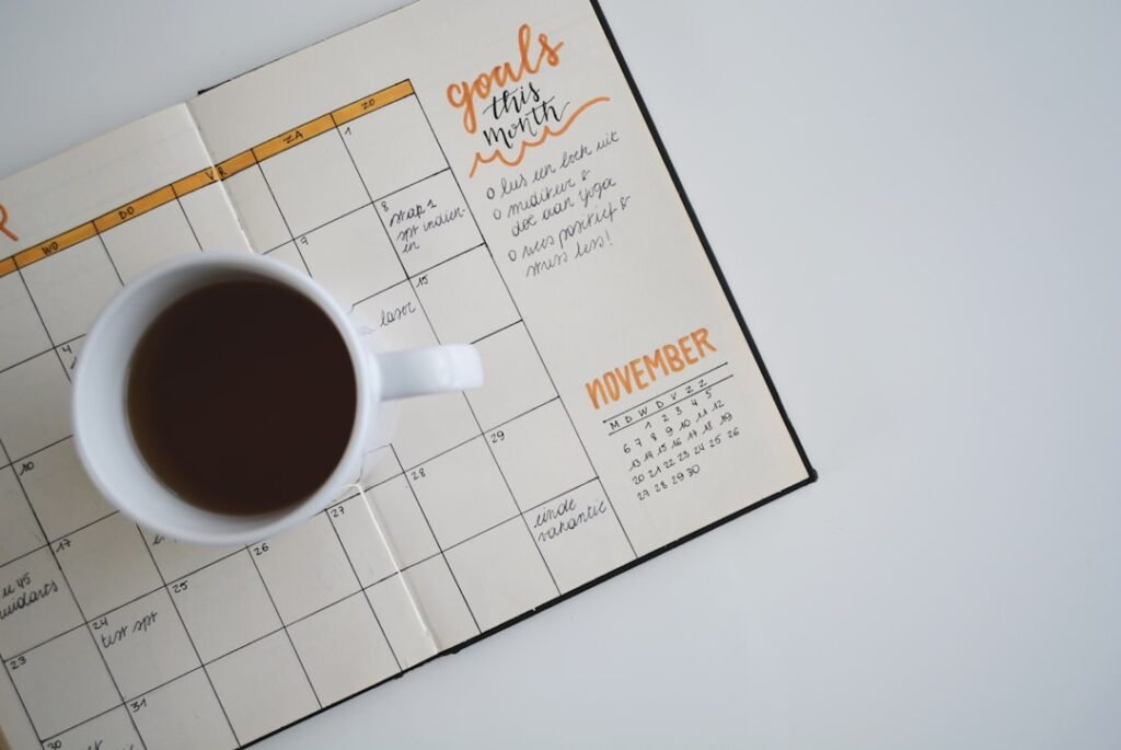 Photo Goal Setting Template