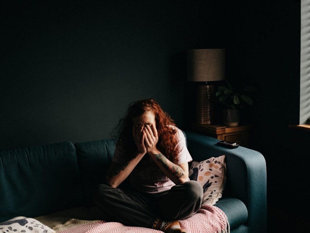 Photo emotional stress and isolation