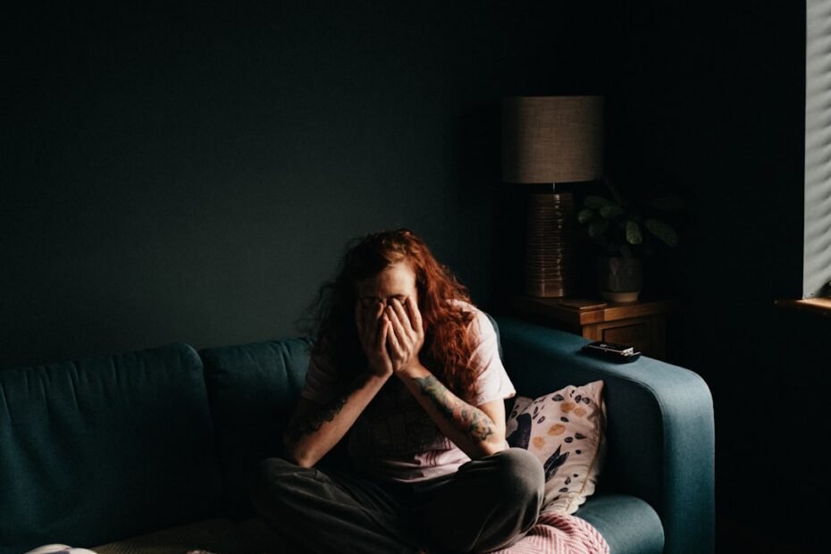 Photo emotional stress and isolation