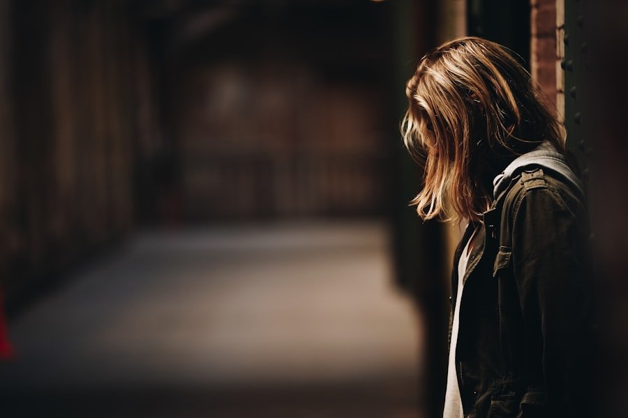 Photo emotional stress and isolation