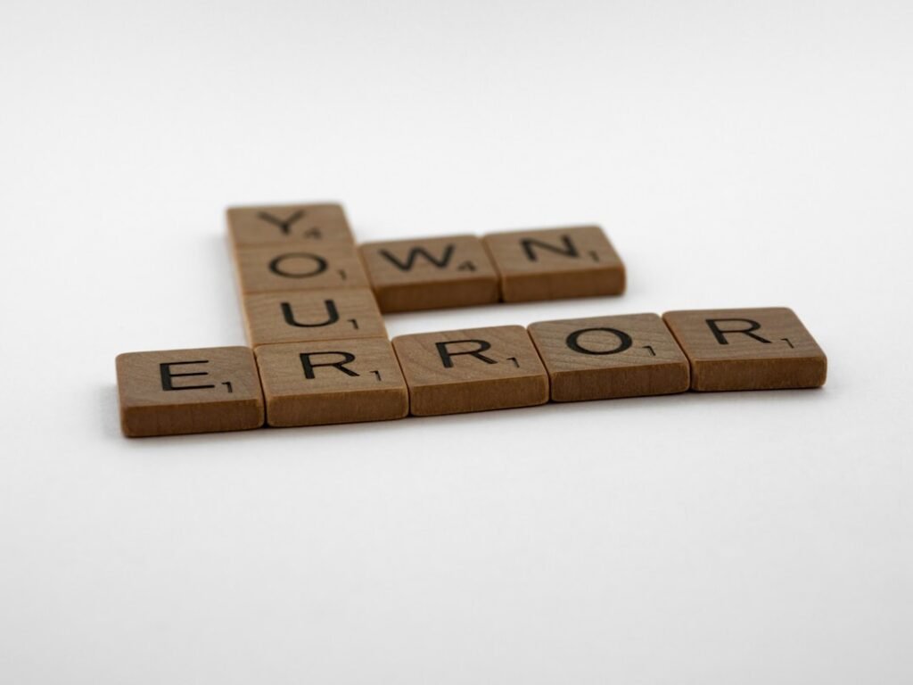 Photo operational error