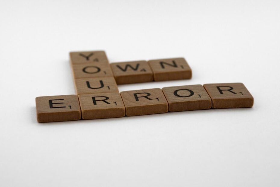 Photo operational error